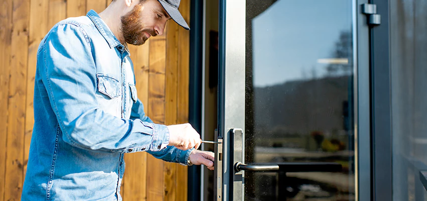 Frameless Glass Storefront Door Locks Replacement in Eastvale, CA
